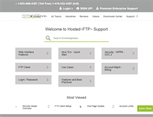 Tablet Screenshot of howto.hostedftp.com